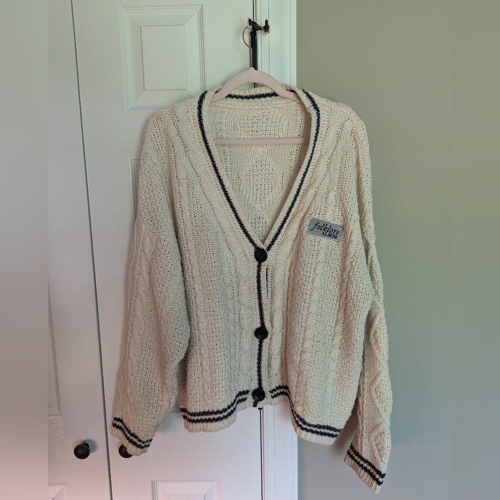 Taylor Swift Folklore Cardigan - L
